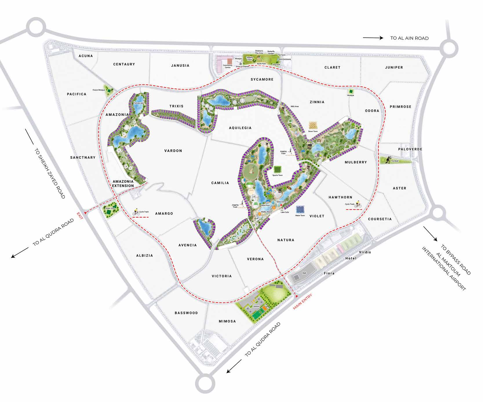 Eco-friendly homes in Damac community