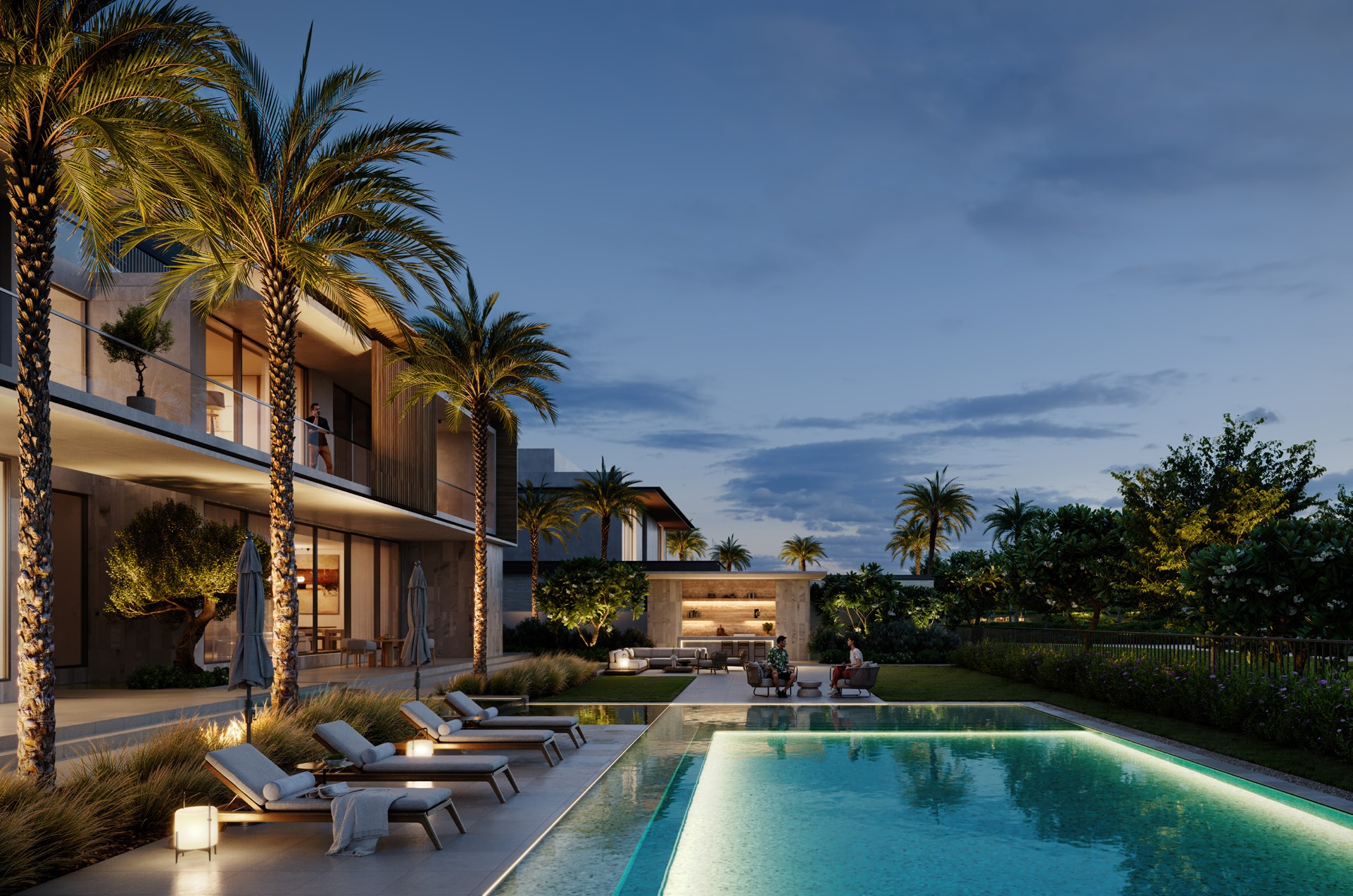 Lavita mansion exterior at The Oasis by Emaar