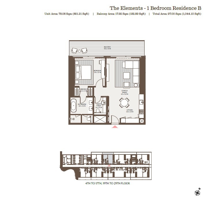 Akala by Arada DIFC Downtown Dubai Floor Plan