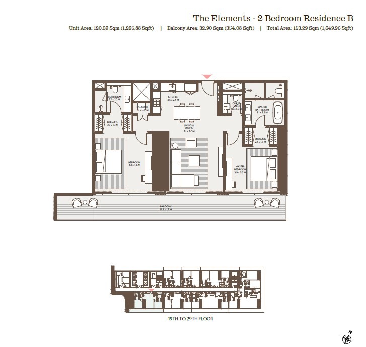 Akala by Arada DIFC Downtown Dubai Floor Plan