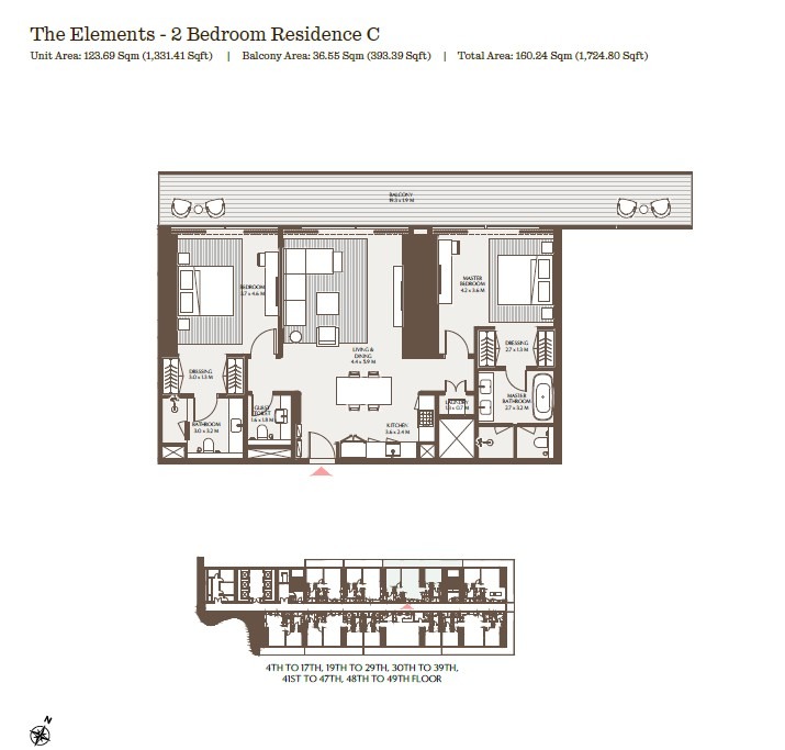 Akala by Arada DIFC Downtown Dubai Floor Plan