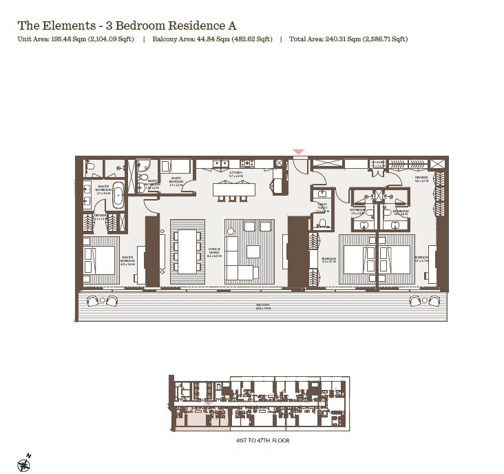 Akala by Arada DIFC Downtown Dubai Floor Plan
