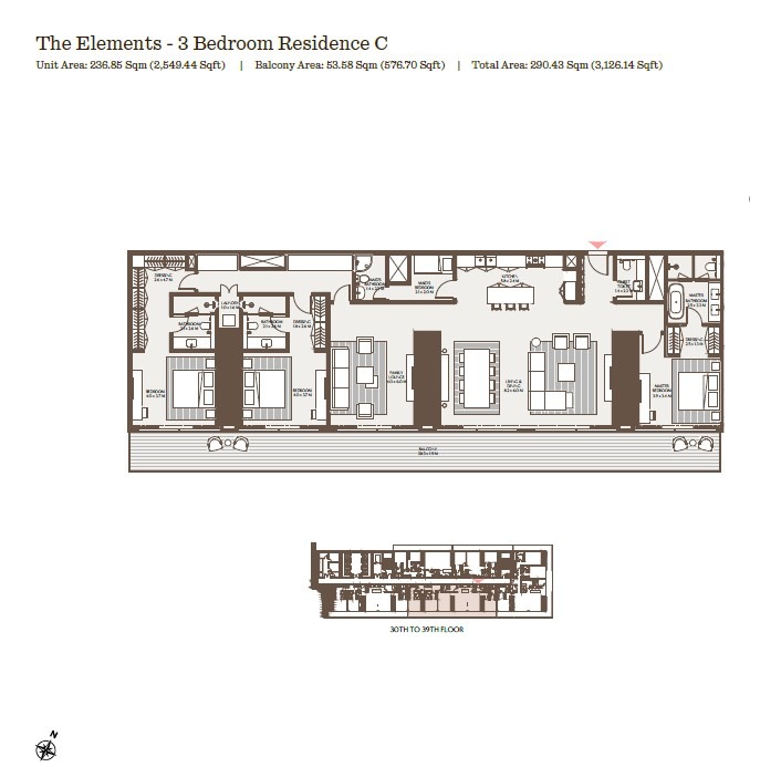 Akala by Arada DIFC Downtown Dubai Floor Plan