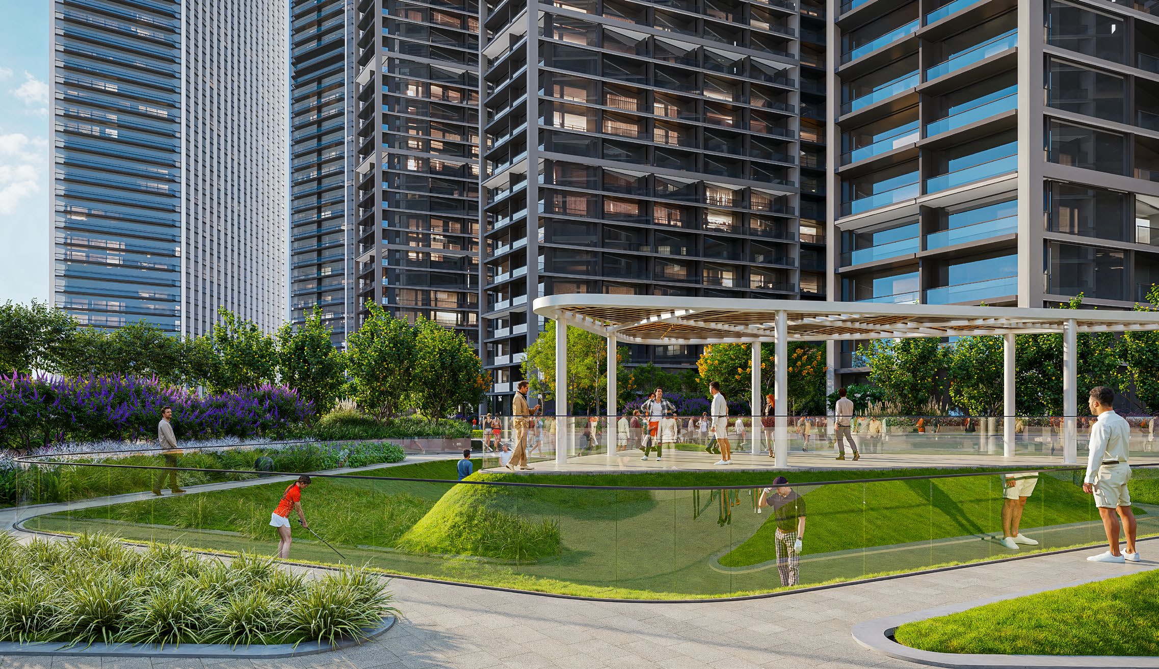 Downtown Dubai penthouse for sale Sobha Central exterior view resale properties in Dubai