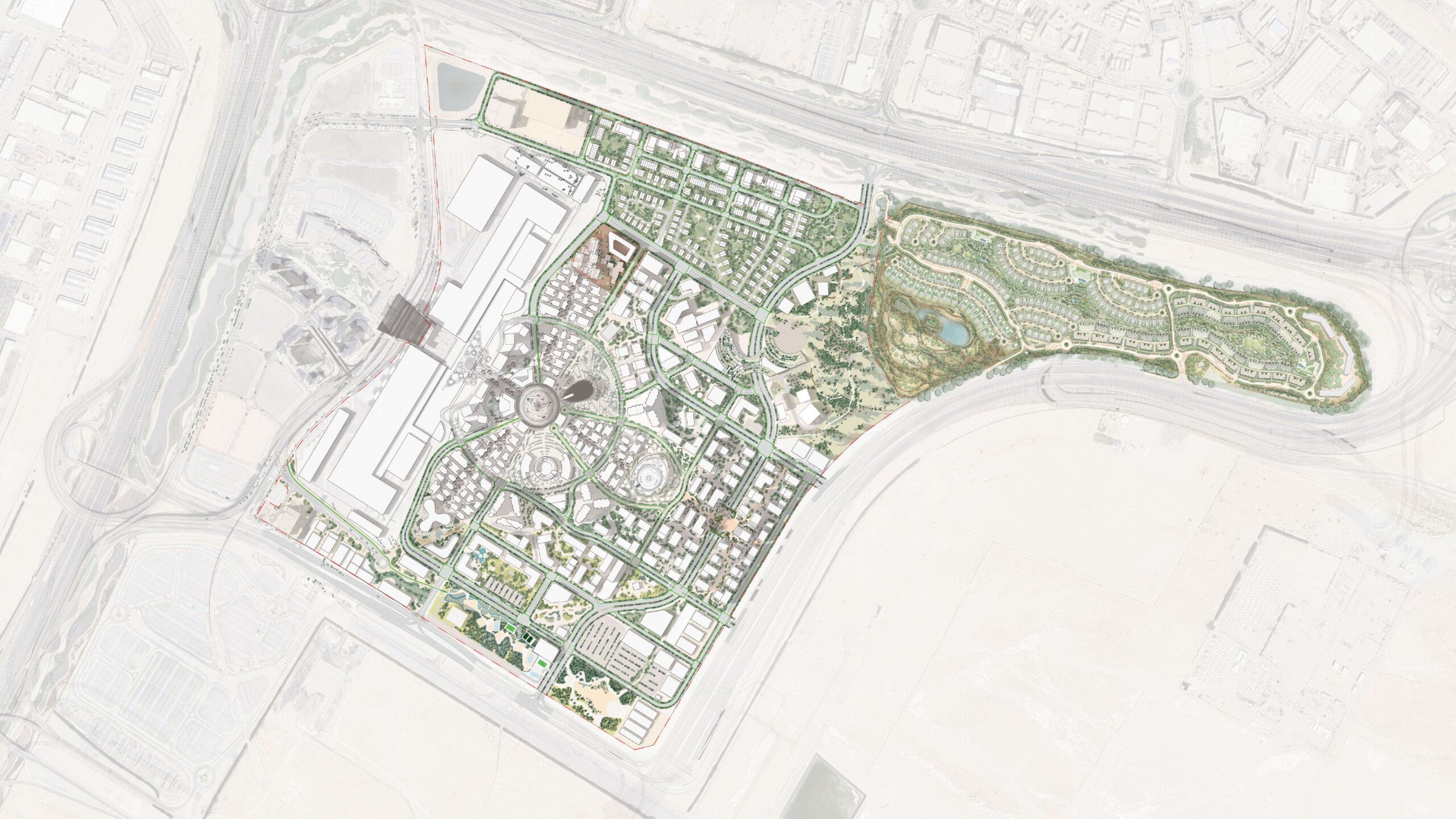 Off-plan villas for sale in Al Waha Dubailand development