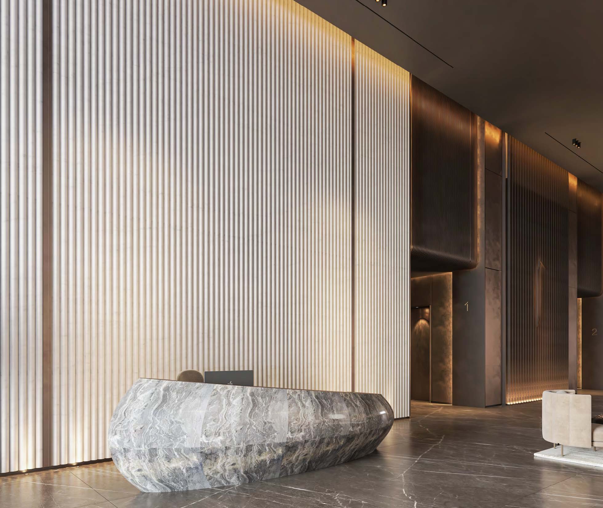 Burj Capital Downtown lobby