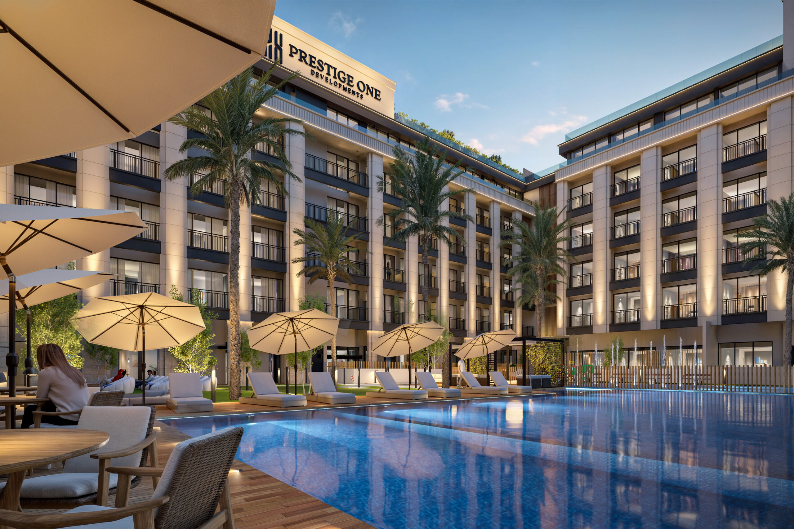 Modern interiors of studio apartment at Berkeley Square by Prestige One