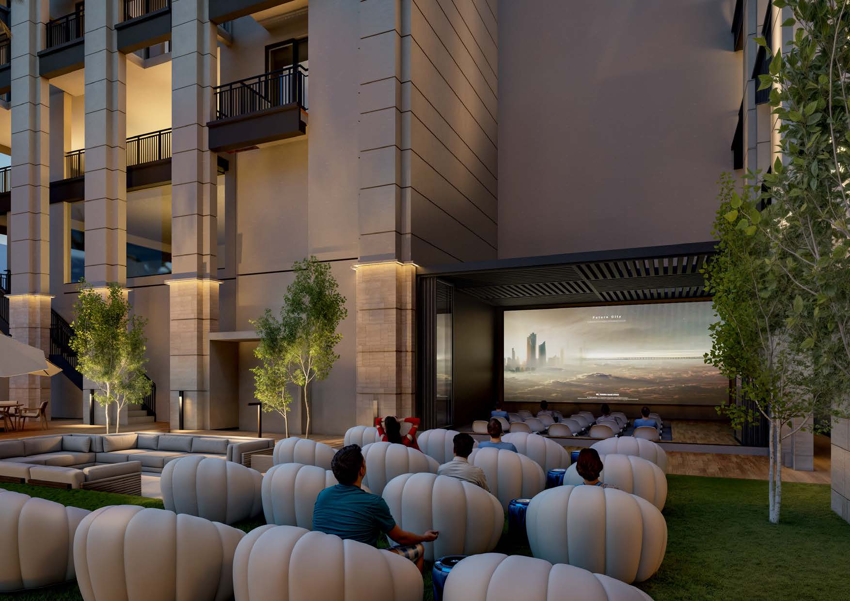 Luxury bedroom in JVC apartment – Berkeley Square by Prestige One