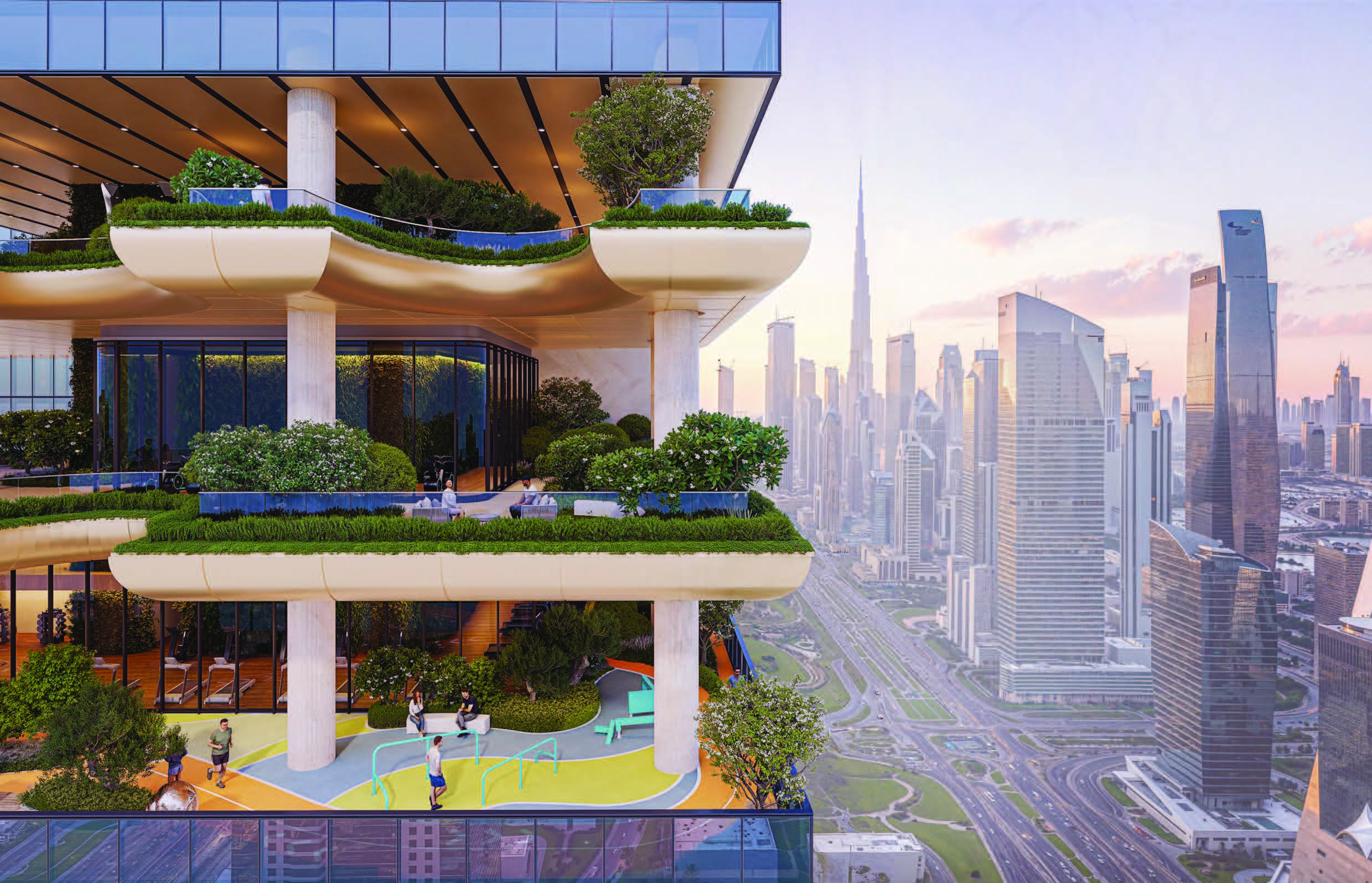 Sobha SkyParks Dubai exterior view