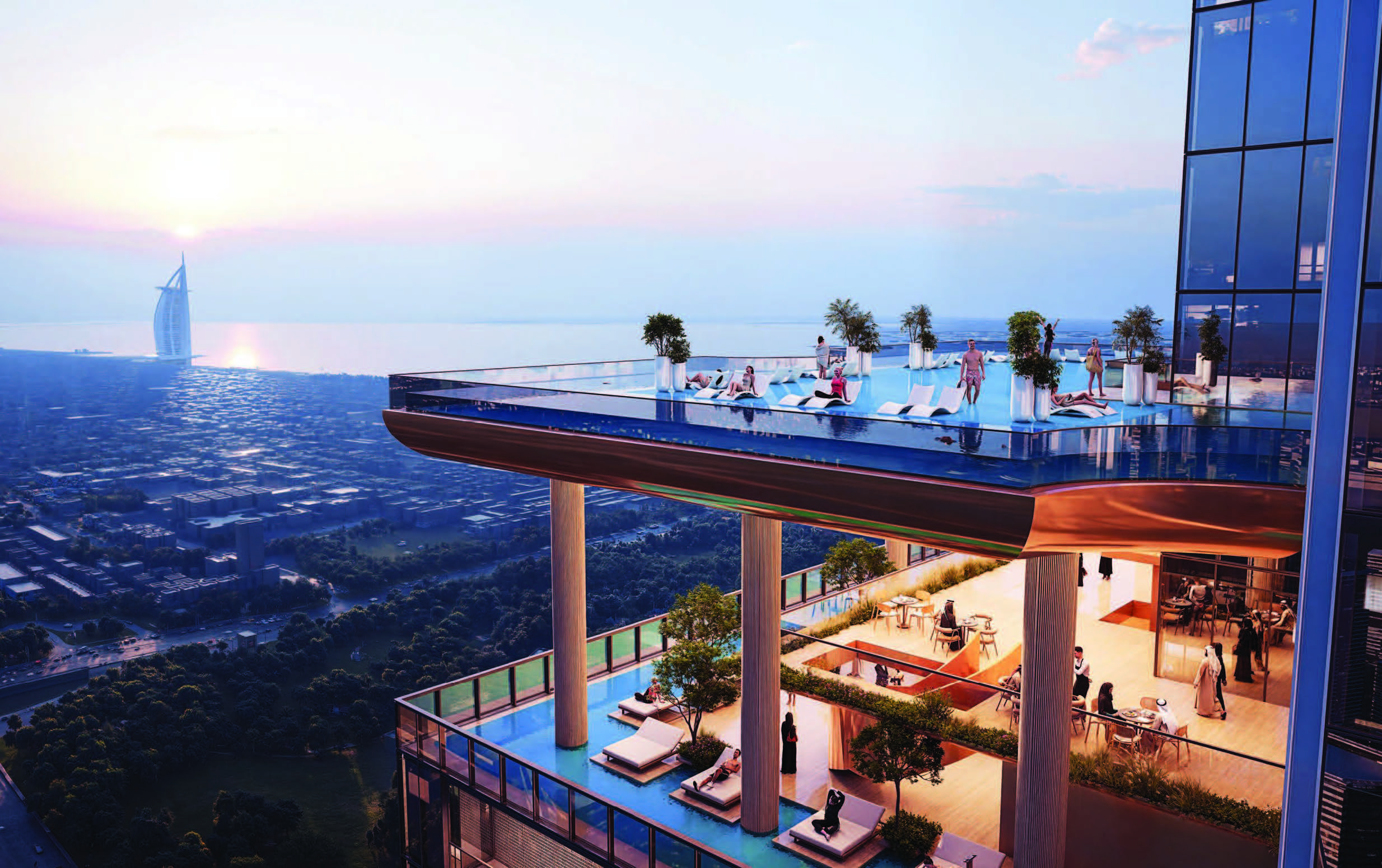 Bedroom at Sobha SkyParks Business Bay